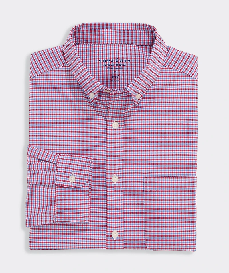 Tradewind Check Performance Cotton Shirt