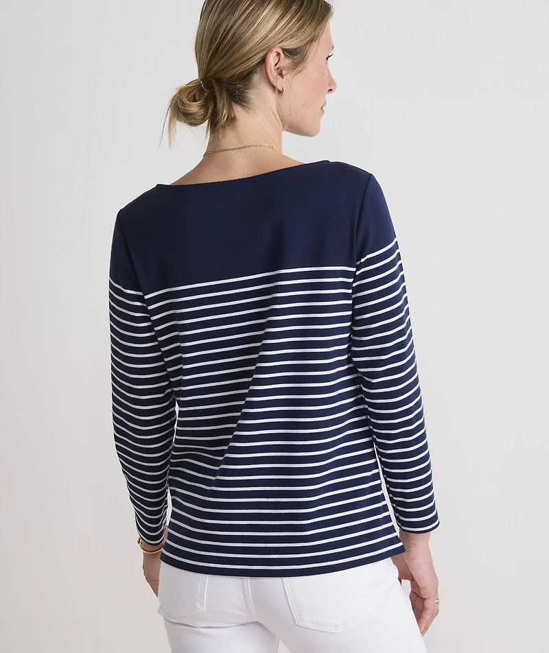 Deluxe Boatneck Top