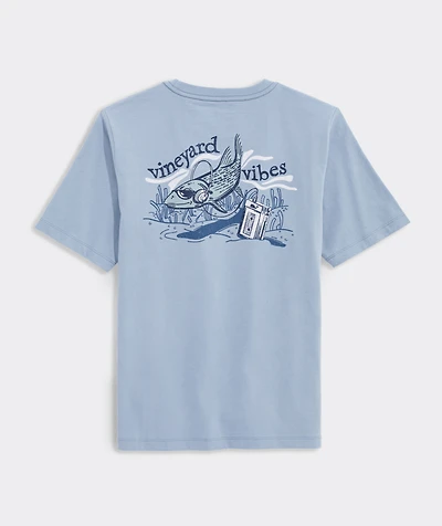 Boys' Bonefish Walkman Short-Sleeve Pocket Tee