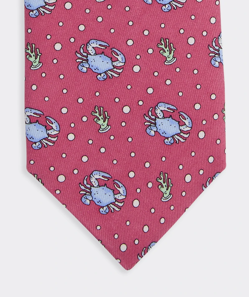 Boys' Crab Printed Tie