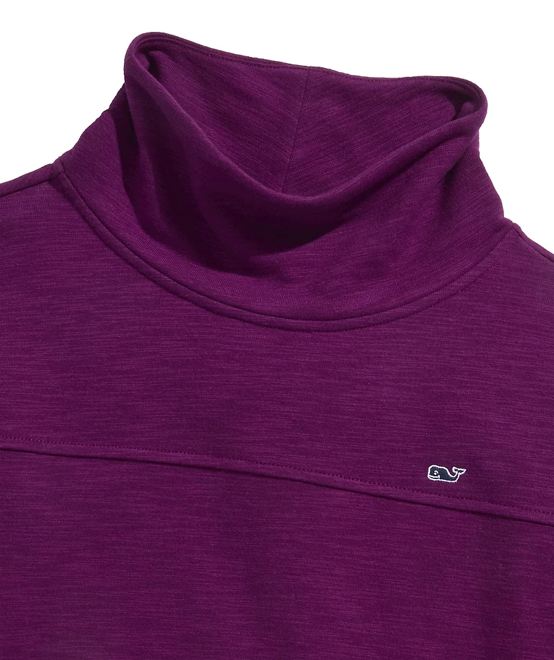 OUTLET Women's Slub Funnel Neck
