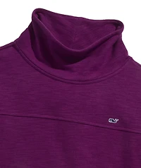 OUTLET Women's Slub Funnel Neck