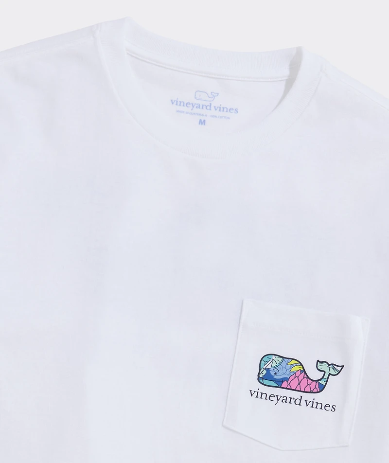 Colada Surf Whale Short-Sleeve Pocket Tee