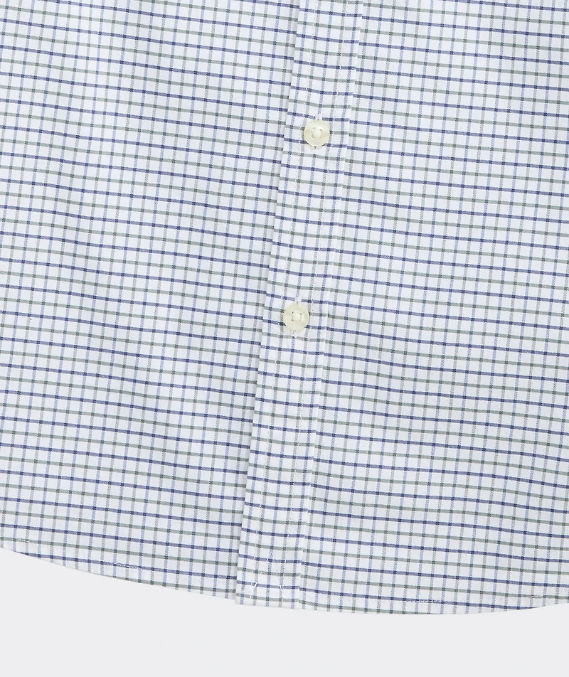 Boys' Wauwinet Tattersall Performance Cotton Shirt