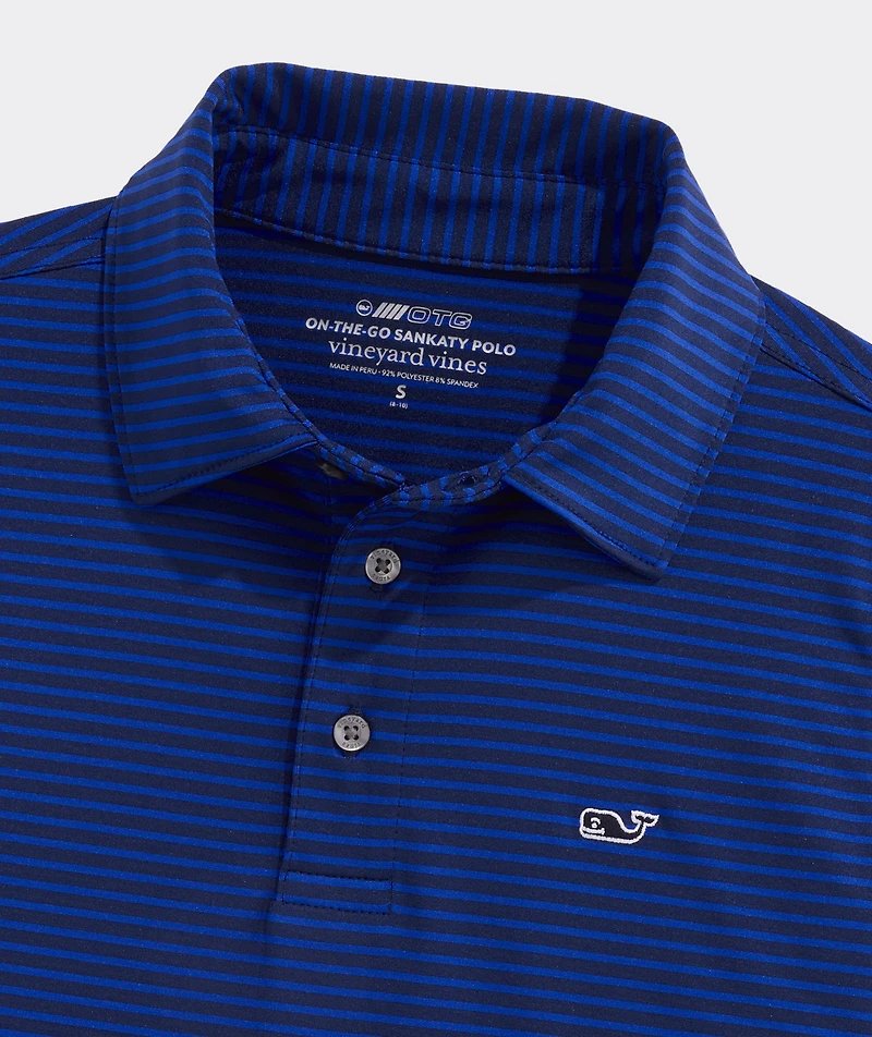Boys' Bradley Stripe Sankaty Performance Polo