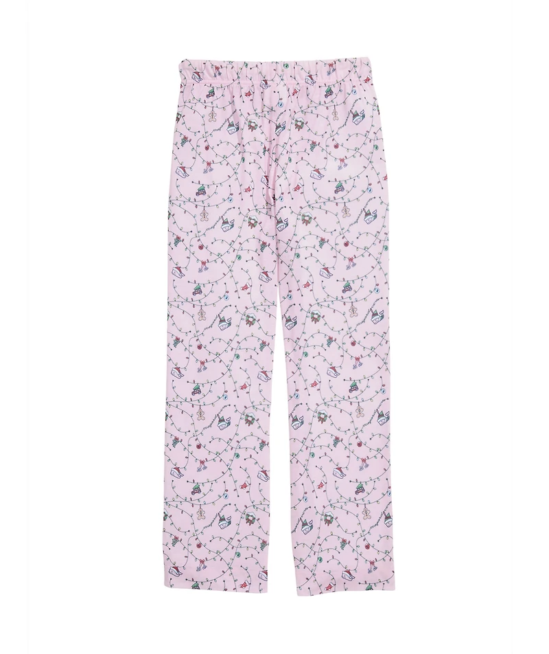 OUTLET Girls' Holiday Whales & Lights Lounge Pants