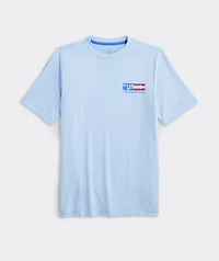 Boys' USA Tennis Racket Short-Sleeve Harbor Sun Performance Tee