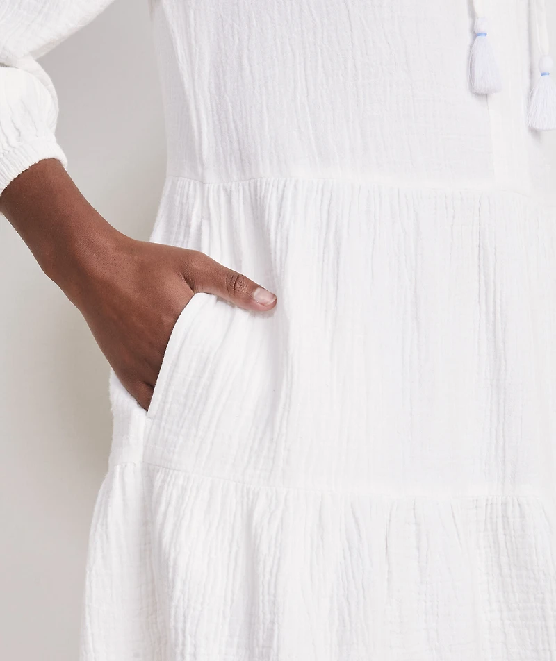Carter Gauze Tiered Cover-Up