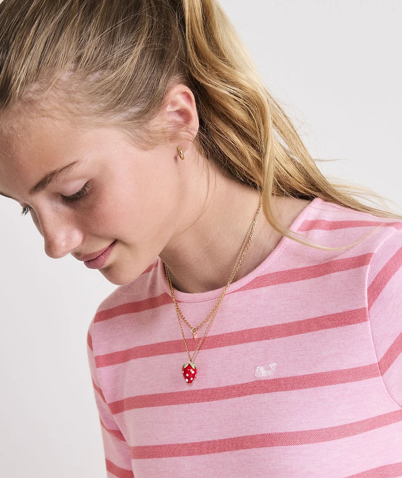 Girls' Striped Saltwater Dress