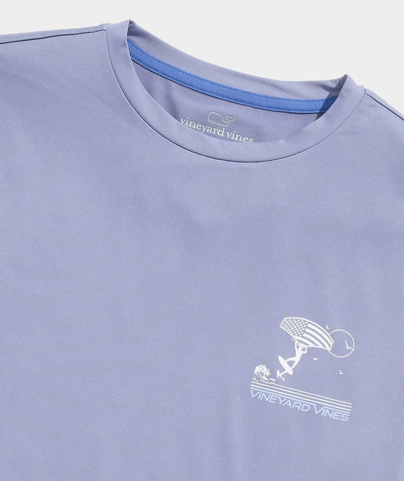 USA Foiling Short-Sleeve Harbor Performance Tee