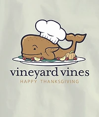 OUTLET Thanksgiving Turkey Whale Long-Sleeve Pocket Tee