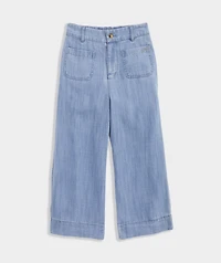 Girls' Chambray Sailor Pants