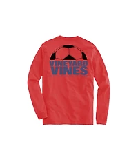 OUTLET Soccer Ball Long-Sleeve Pocket Tee
