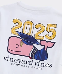 Kids' 2025 Graduation Whale Short-Sleeve Pocket Tee