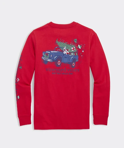 Boys' Ho Hold On Long-Sleeve Tee