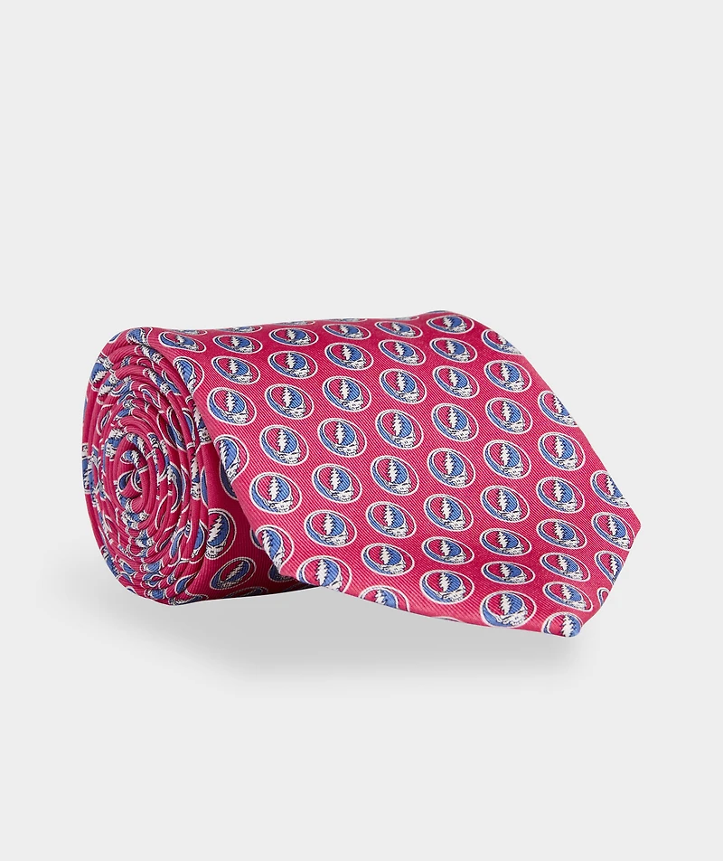 Grateful Dead x vineyard vines Stealie Silk Tie