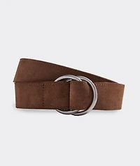 Suede O-Ring Belt