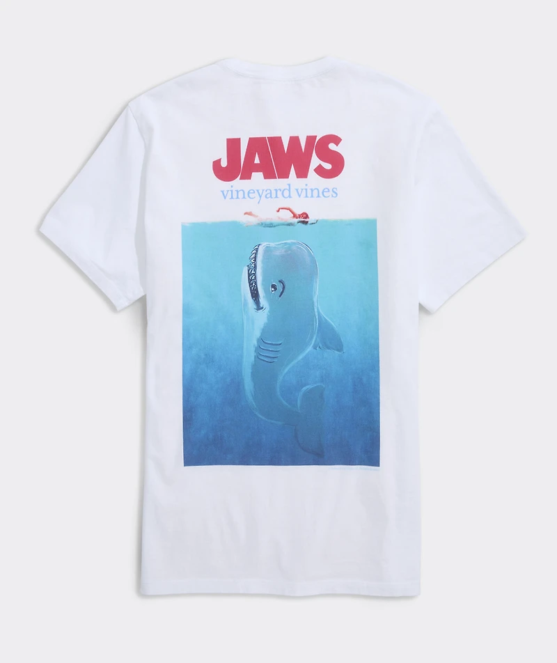 JAWS x vineyard vines Poster Short-Sleeve Pocket Tee