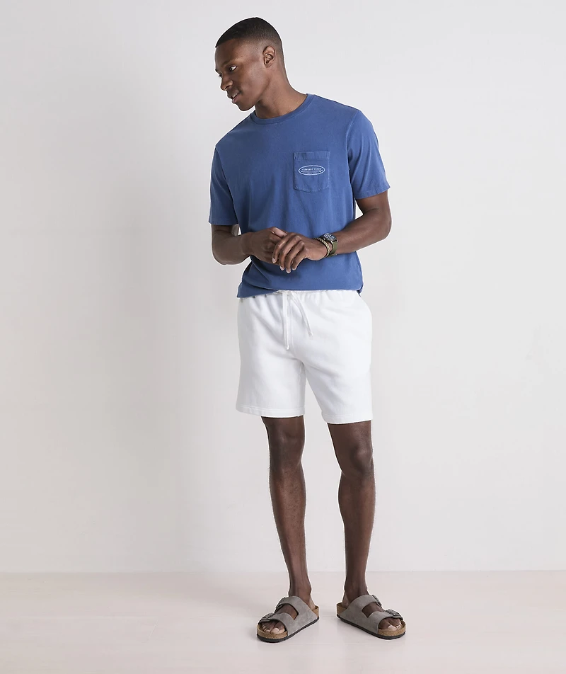 7 Inch Surf Terry Pull-On Shorts