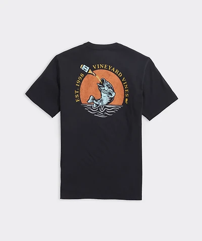 OUTLET Drink Like a Fish Short-Sleeve Pocket Tee
