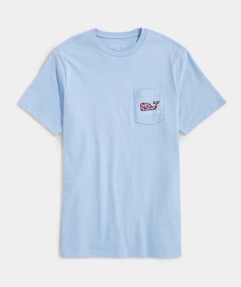 Bone Fishing Whale Short-Sleeve Pocket Tee