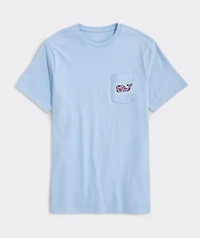 Bone Fishing Whale Short-Sleeve Pocket Tee
