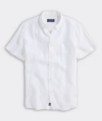 Surfside Solid Linen Short-Sleeve Shirt