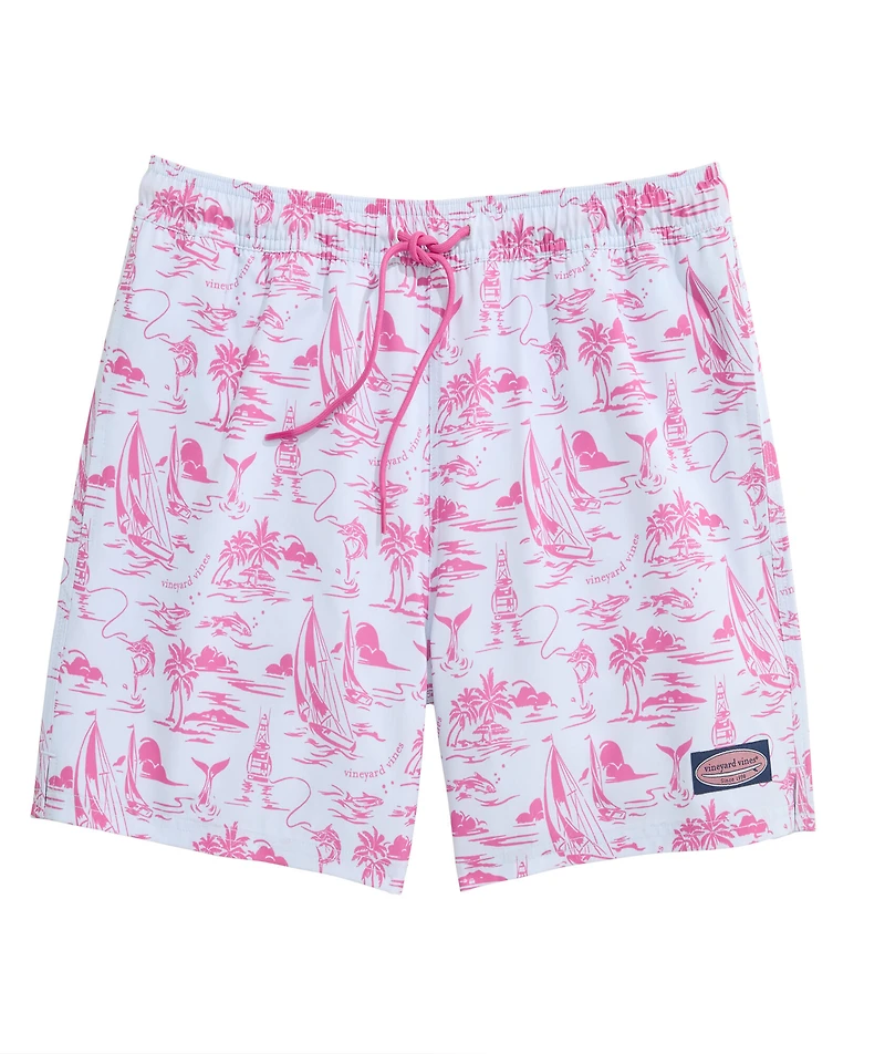 OUTLET 5 Inch Island Bungalow Chappy Trunks