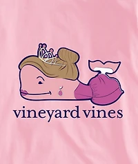 OUTLET Kids' Princess Whale Long-Sleeve Pocket Tee
