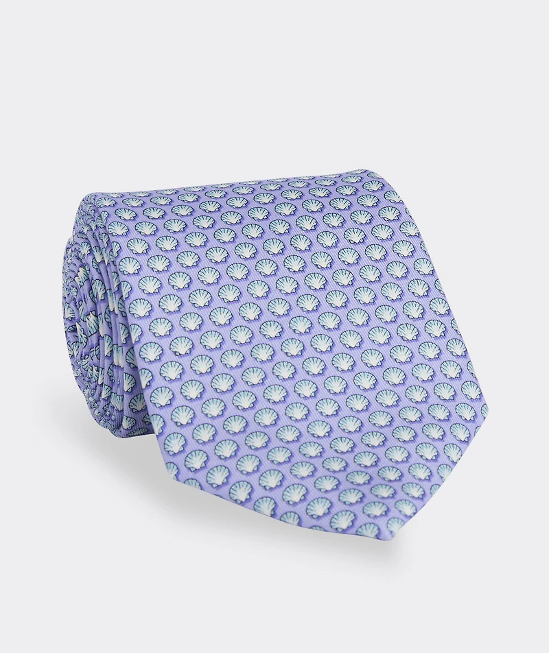 Sea Scallop Silk Tie