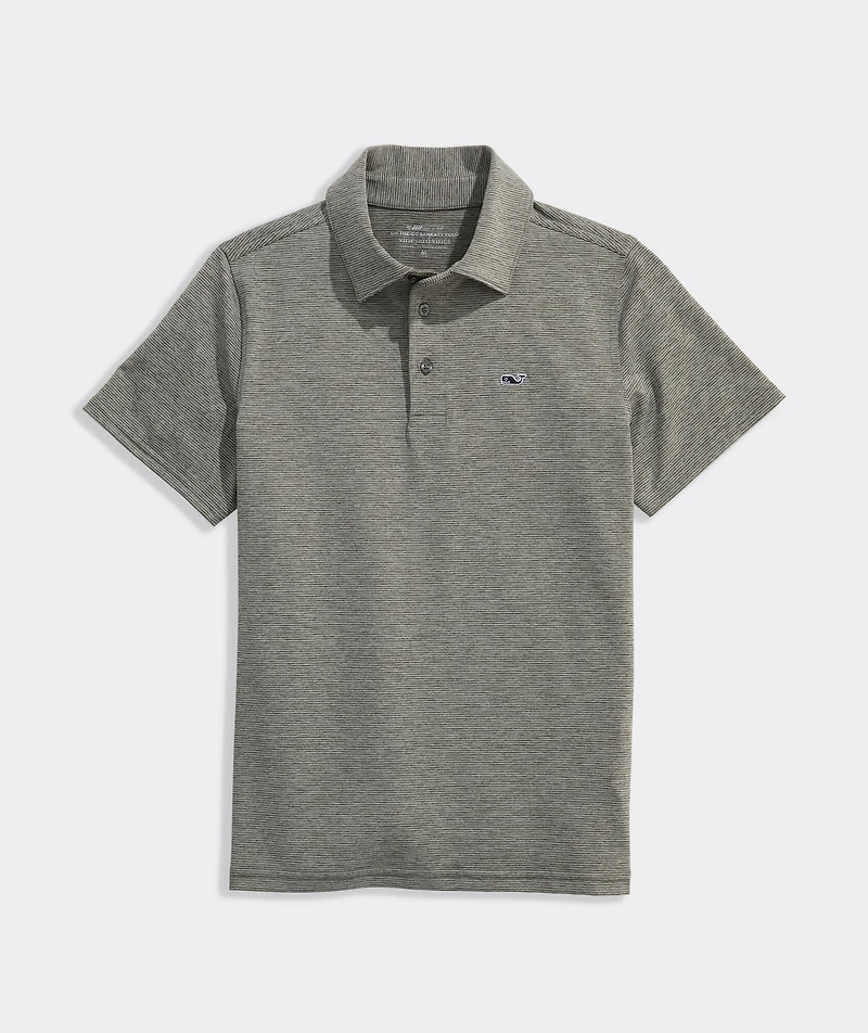 Boys' Performance St. Jean Stripe Sankaty Polo