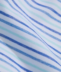 Boys' Multi Bradley Stripe Sankaty Polo