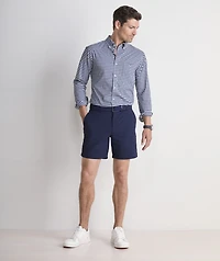 7 Inch On-The-Go Seersucker Shorts