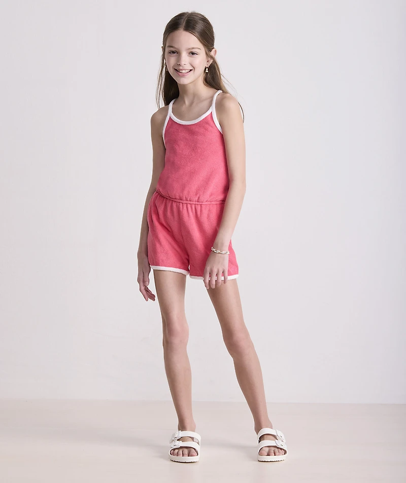 Girls' Terry Towel Romper