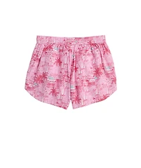 OUTLET Printed Pull-On Shorts