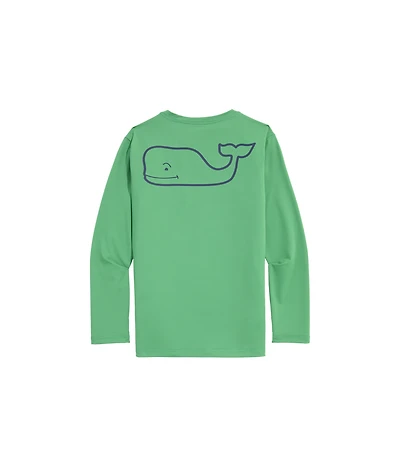 OUTLET Kids' Vintage Whale Long-Sleeve Rashguard