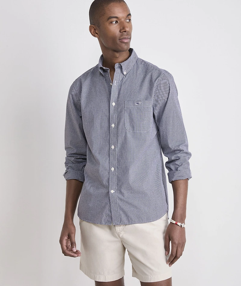 Anegada Gingham Perfect Wash Poplin Shirt