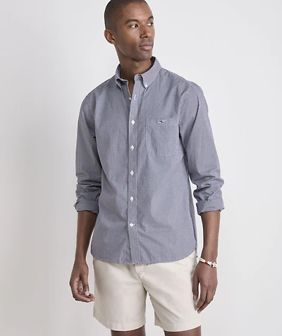 Anegada Gingham Perfect Wash Poplin Shirt
