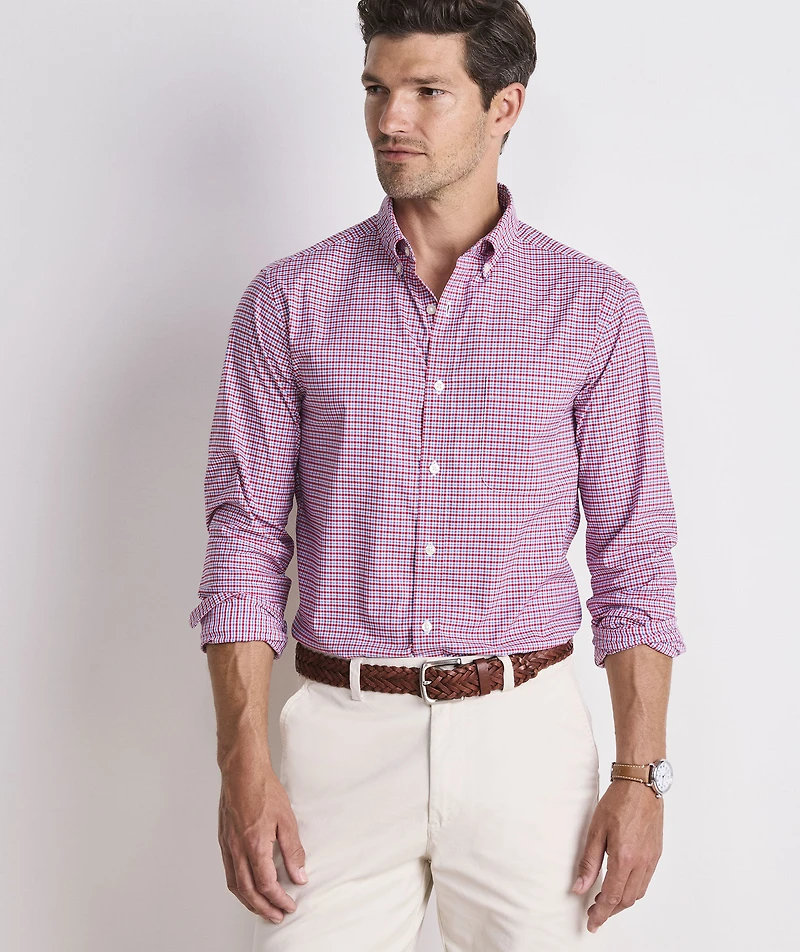 Tradewind Check Performance Cotton Shirt
