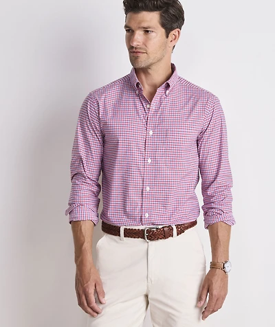 Tradewind Check Performance Cotton Shirt