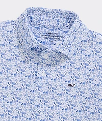 Boys' Printed Sankaty Performance Polo