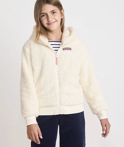 Girls' Teddy Fleece Full-Zip Hoodie