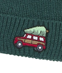 OUTLET Boys' Woody & Tree Rib Knit Beanie