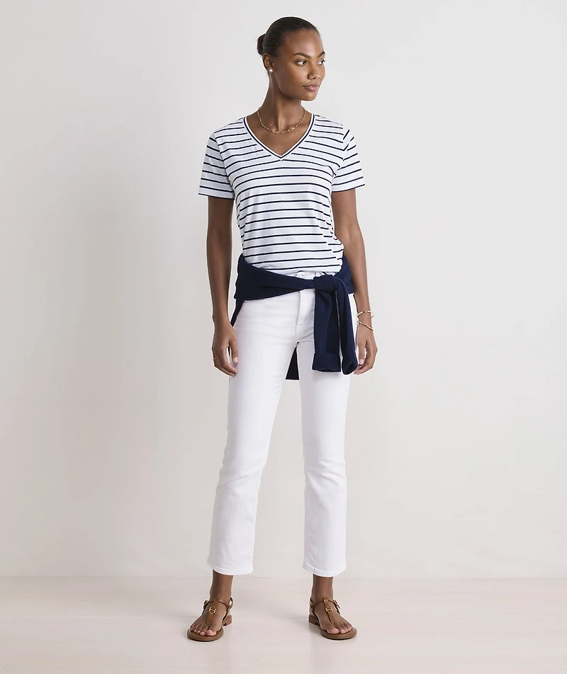 Supima® Cotton V-Neck Tee