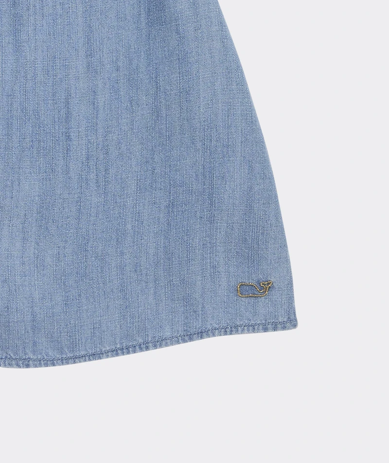 Girls' Evie Chambray Top