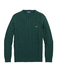 OUTLET Cotton Cable Crewneck