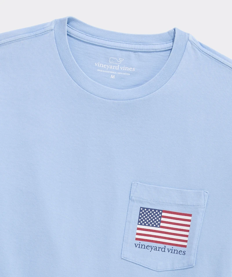Drift Dye Beer Pong Flag Short-Sleeve Pocket Tee