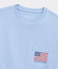 Drift Dye Beer Pong Flag Short-Sleeve Pocket Tee