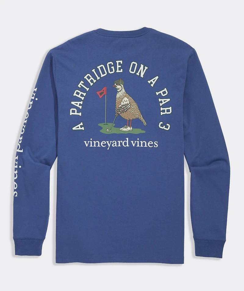 Partridge On A Par 3 Long-Sleeve Tee