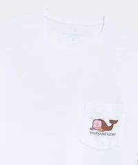 Whale Cornucopia Long-Sleeve Pocket Tee